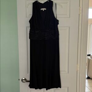 Evan Picone Elegant Black Cocktail Dress